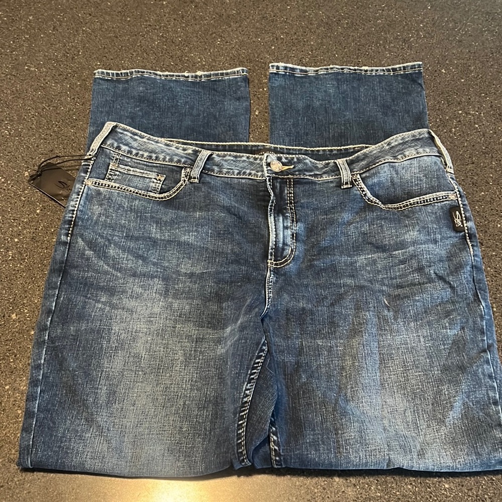 Silver jeans